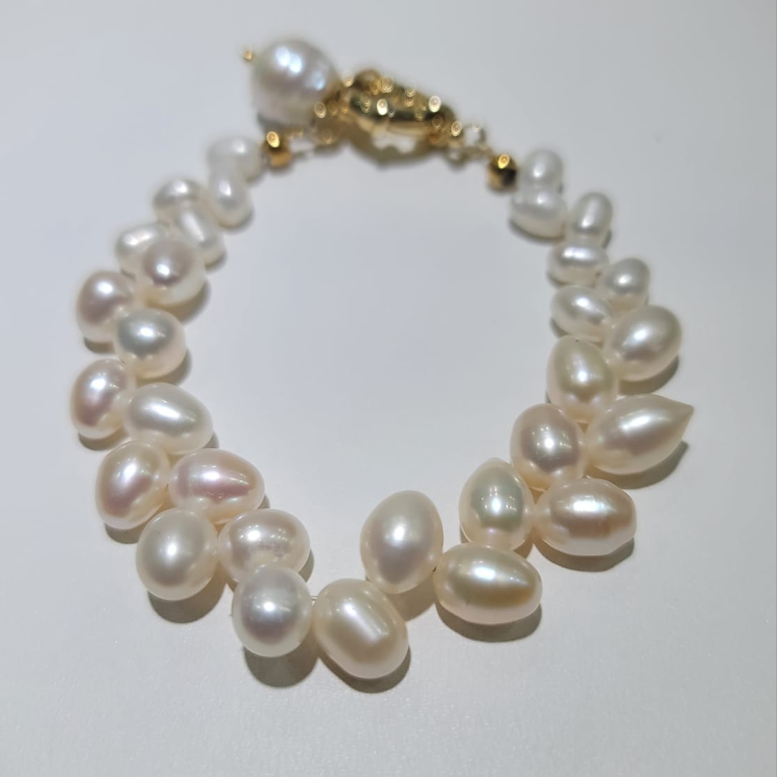 FRESHWATER DOUBLE PEARL BRACELET