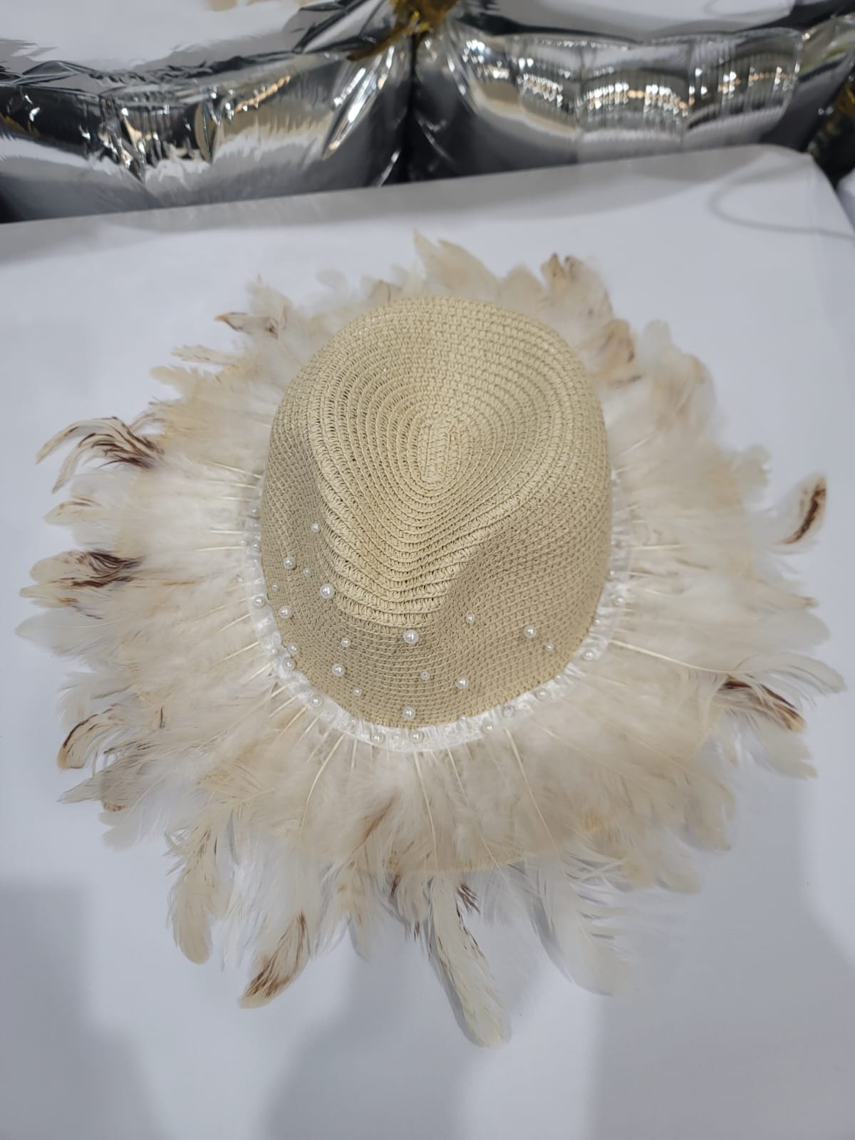 BEIGE FUR HAT