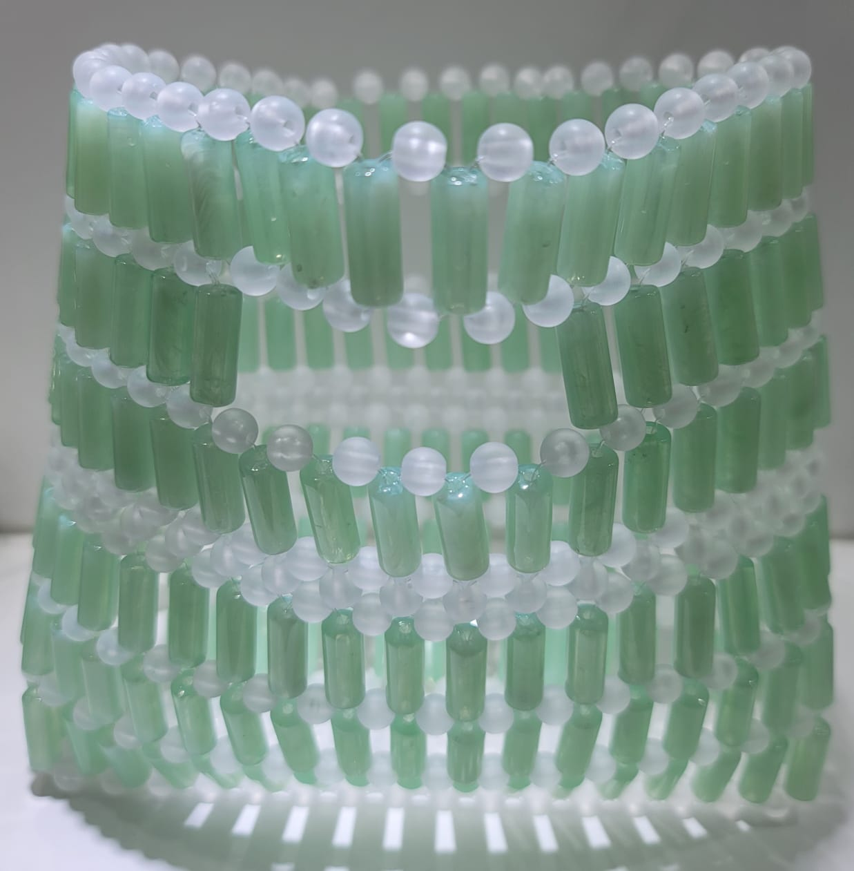 FAUX JADE CLUTCH