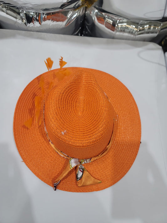 ORANGE FUR HAT