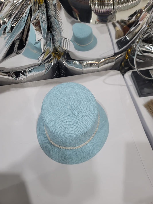 LACED BLUE HAT