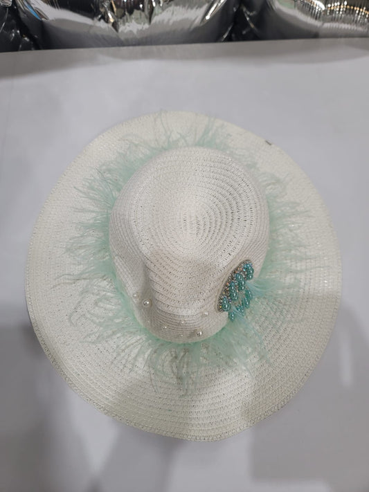 WHITE JELLYFISH HAT