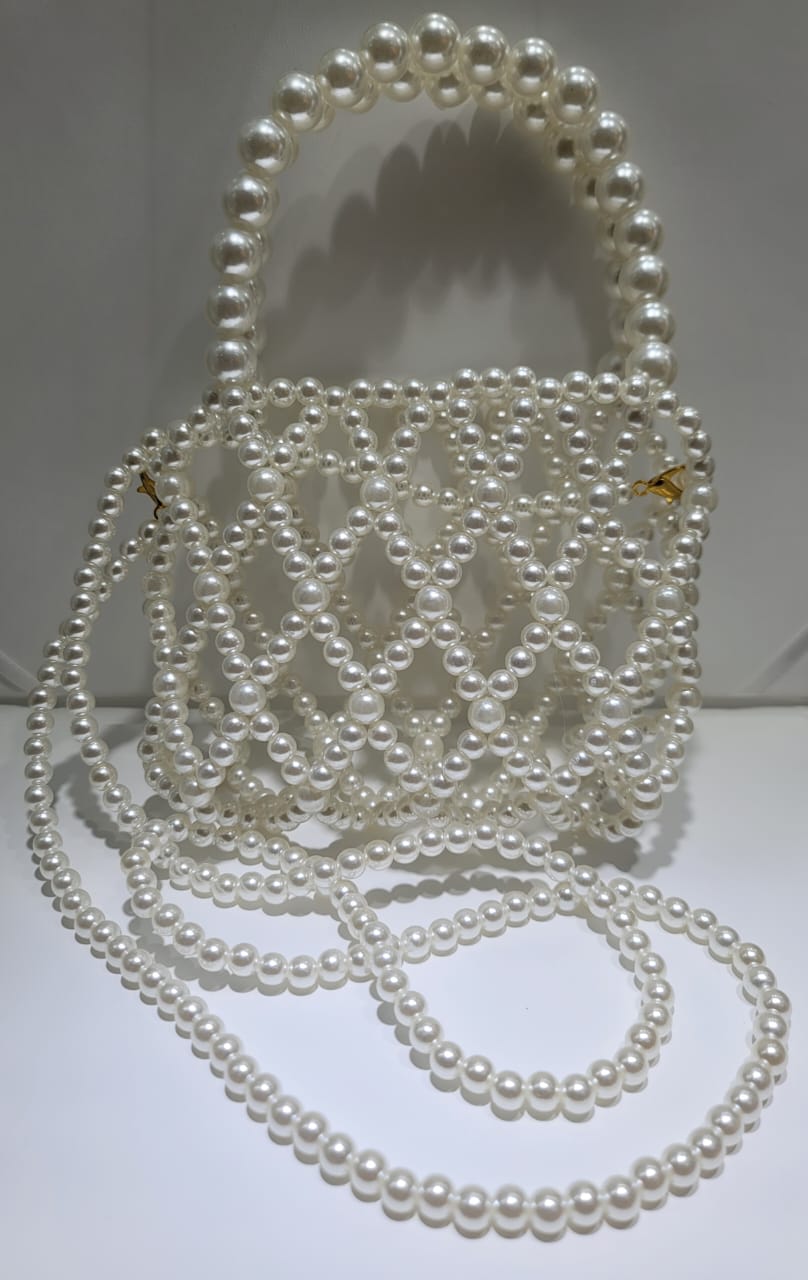 PEARL BEADED BAG