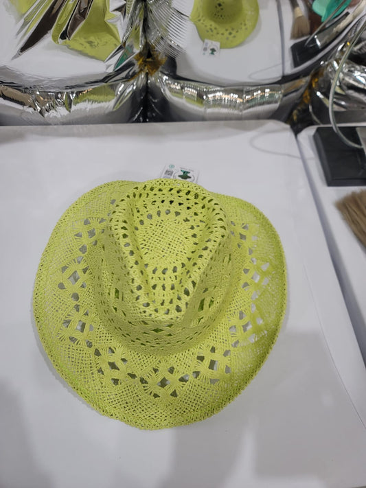 YELLOW PERFORATED HAT
